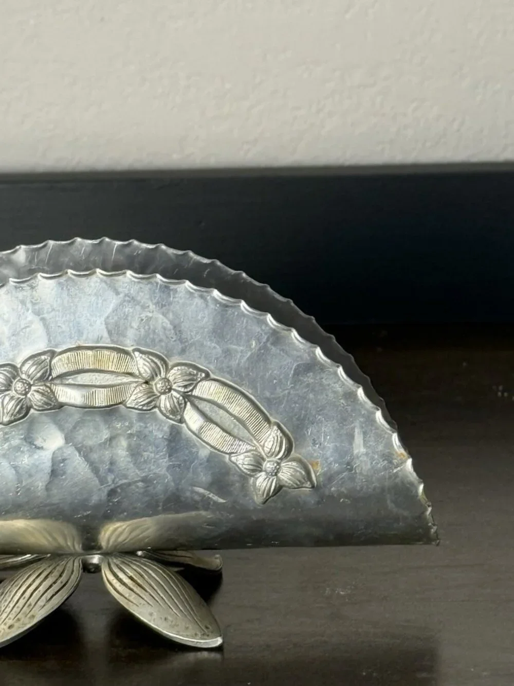 VTG Silver Metal Napkin/Mail Holder/Plate Stand/ Knife Holder Use Imagination!!
